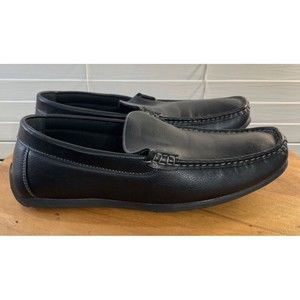 Dexter Mens Driving Loafers Size 10.5 Black Slip On Shoes Casual Comfort #174654